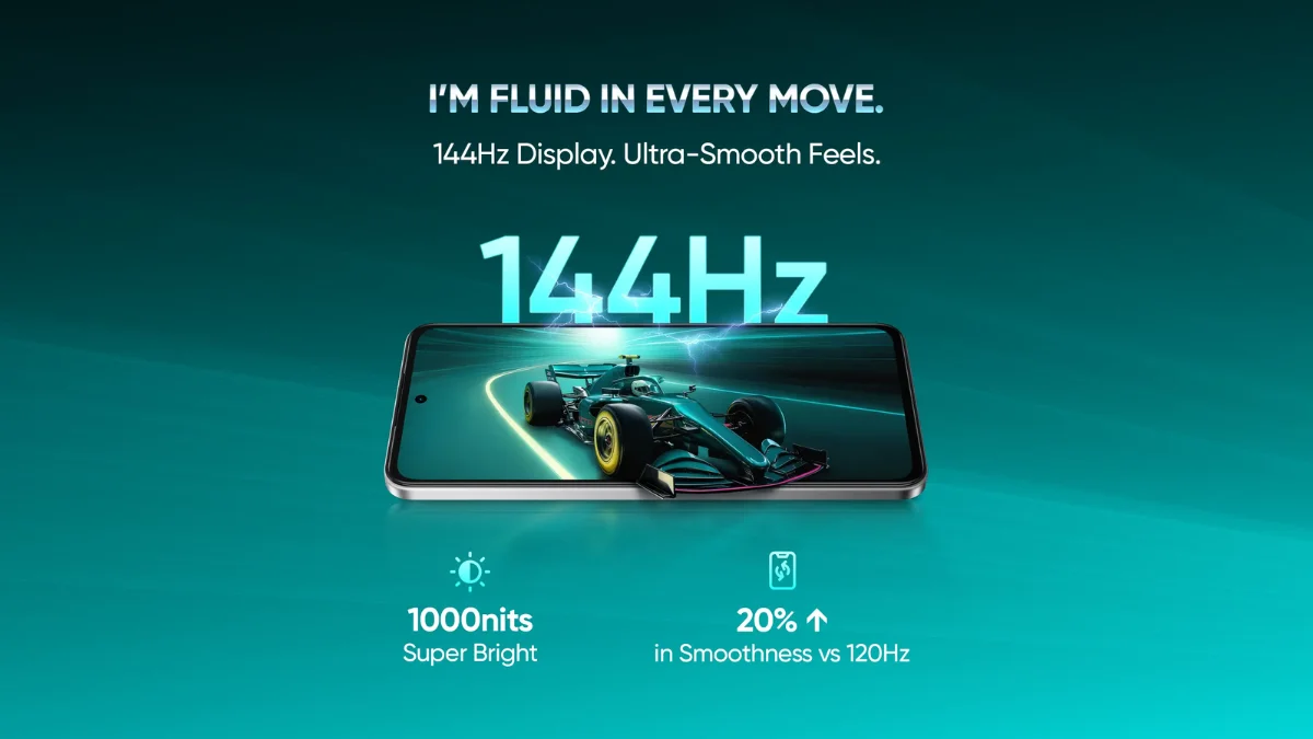 Realme P4x 5G Display