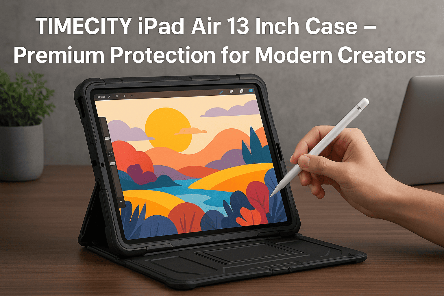 Timecity iPad Air 13 Inch Case
