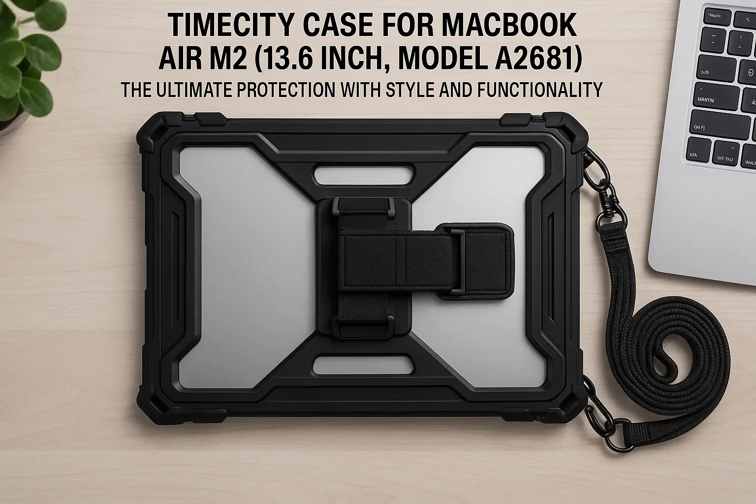 Timecity Case for MacBook Air M2 13.6 Inch