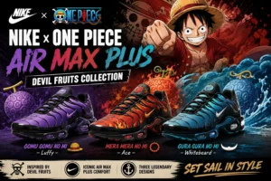 Nike x One Piece Air Max Plus Devil Fruits Collection