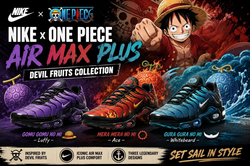 Nike x One Piece Air Max Plus Devil Fruits Collection