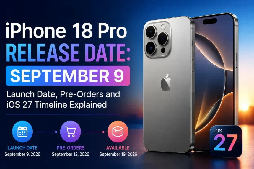 iPhone 18 Pro Release Date