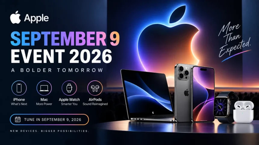 Apple September 9 Event 2026