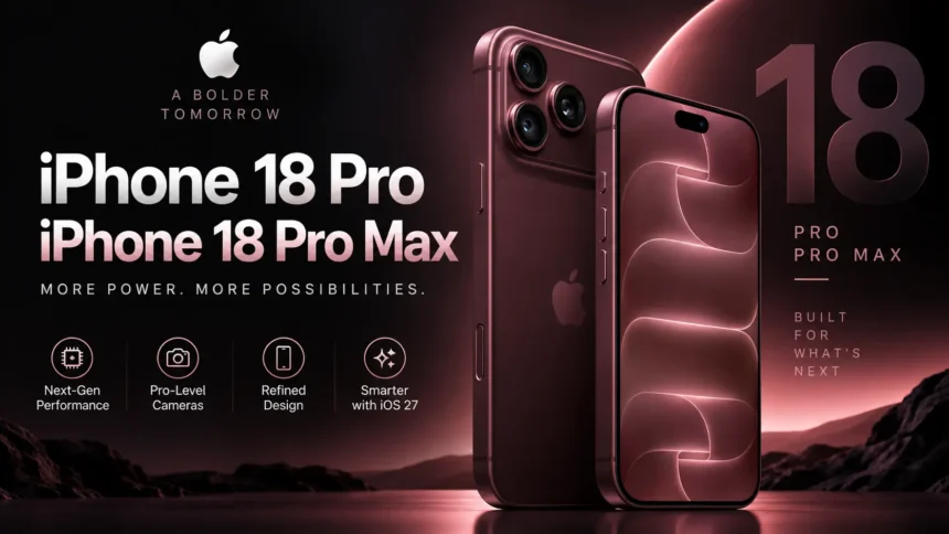 Apple iPhone 18 Pro and iPhone 18 Pro Max